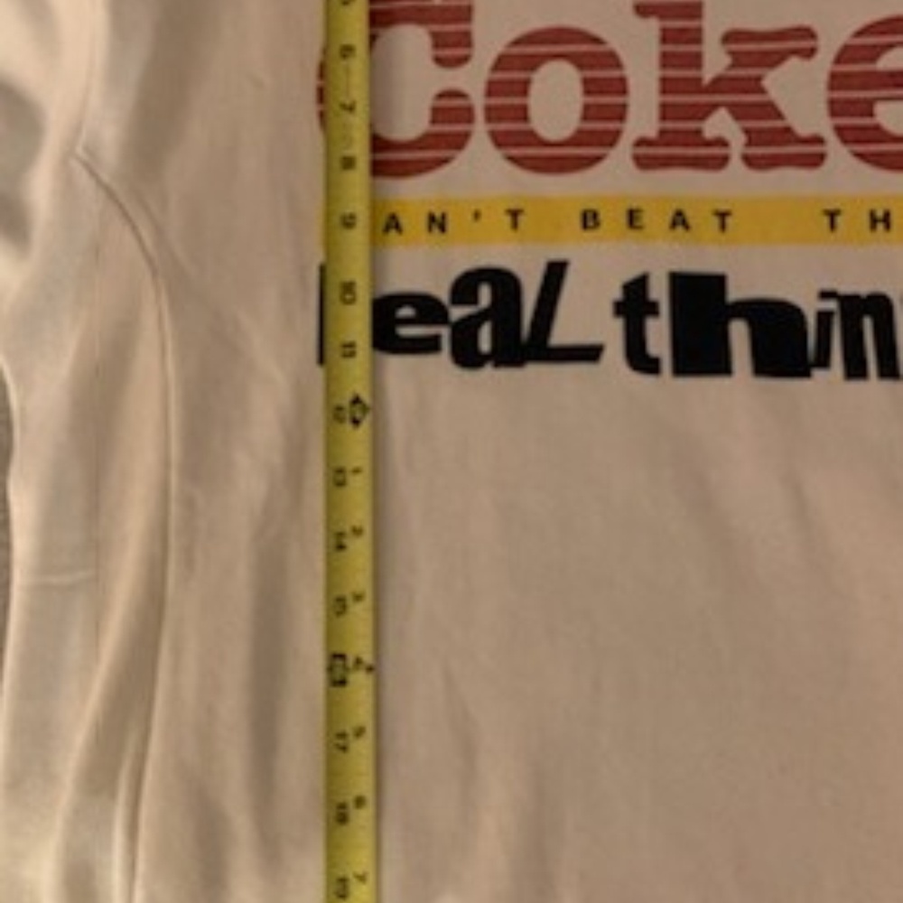 Coke cant beat the real thing cropped sweatshirt - Picture 5 of 6